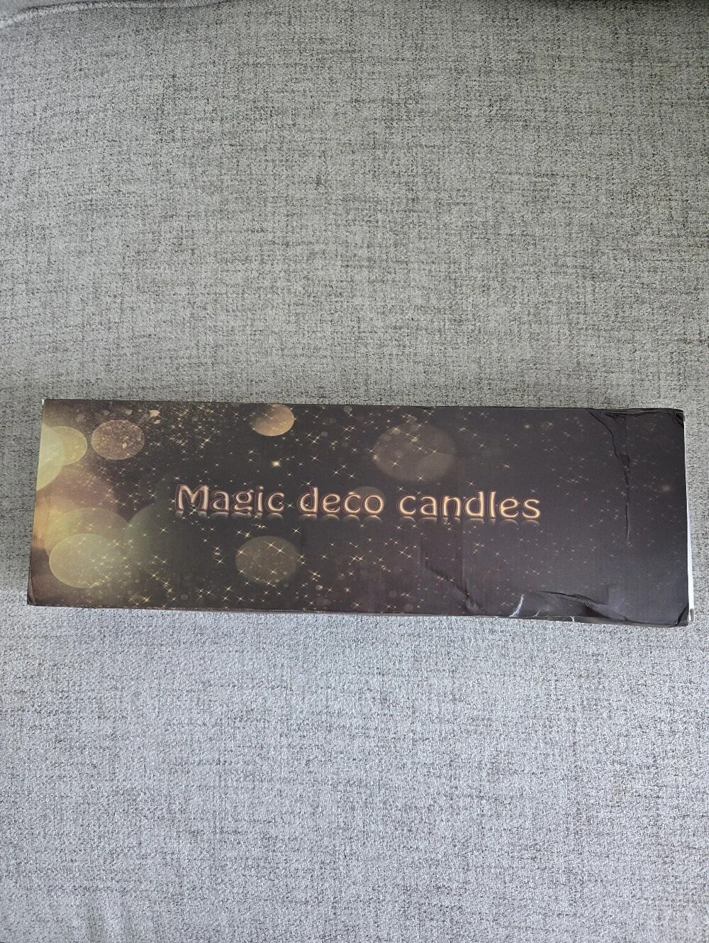 Gold and White Deco Candles